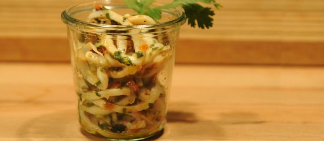 Mediterraner Salat vom gegrillten Tintenfisch | Rossiskitchen